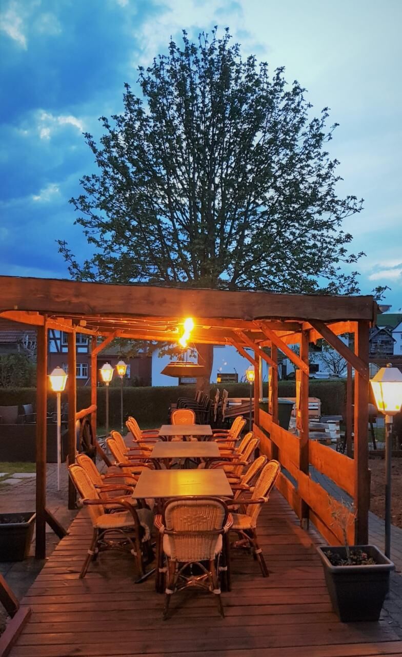 Überdachter Aussenterrasse