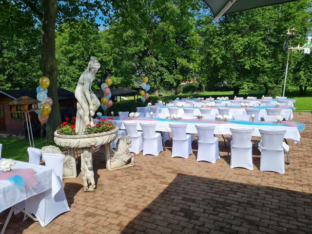 Sonnenterrasse festlicher Anlass