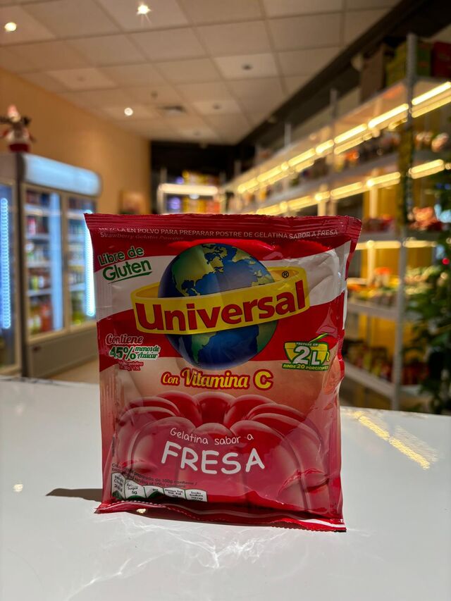 GELATINA SABOR A FRESA