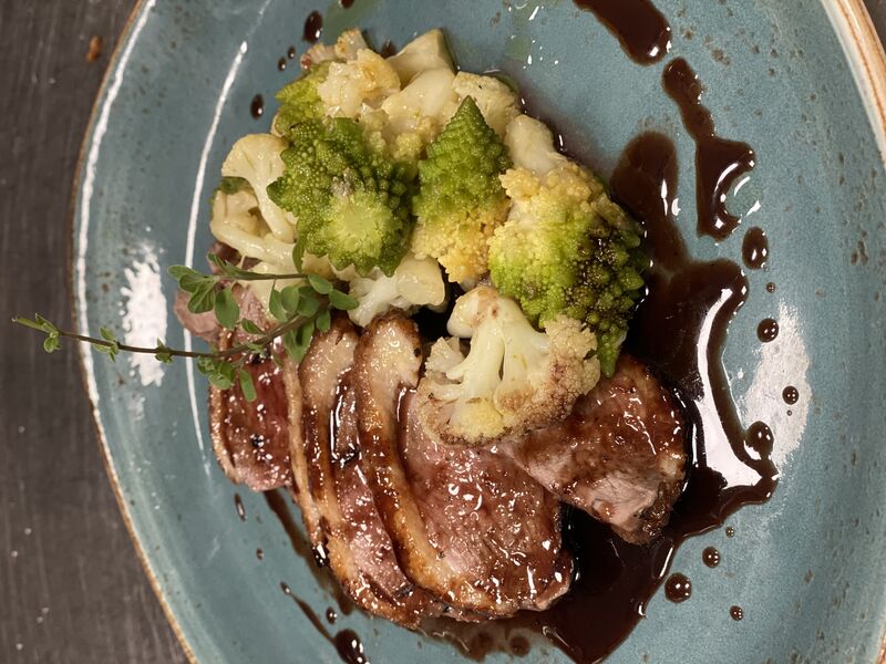 Petto d’anatra laccato al miele