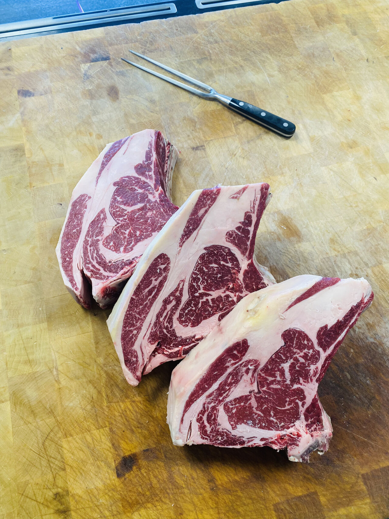 côtes de boeuf Simmental maturées 60jours