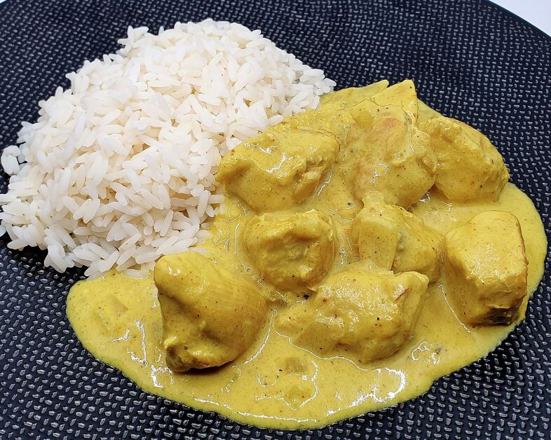 Emincé de poulet au curry