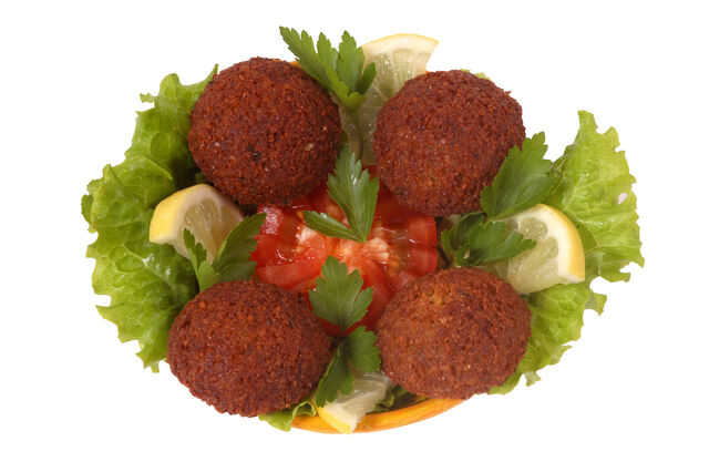 falafel ,beignets de légumes secs 
