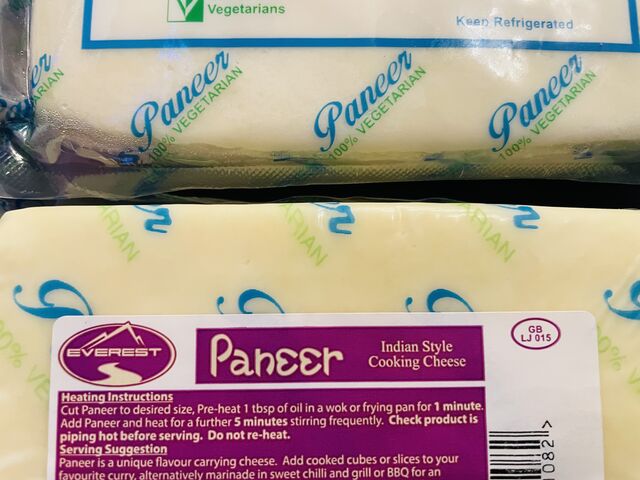 Fromage indien ( fromage de la vache importée de l’Inde) 