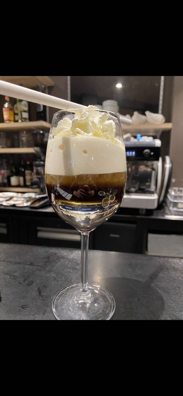 L'excellent Irish coffee en étages