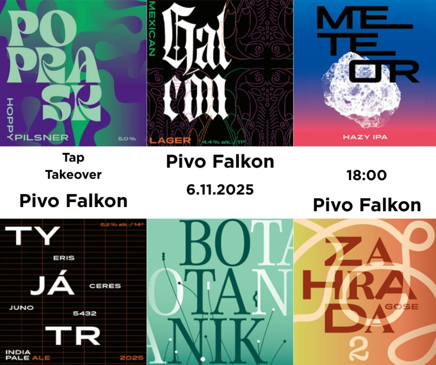 TAP TAKEOVER s pivovarem FALKON