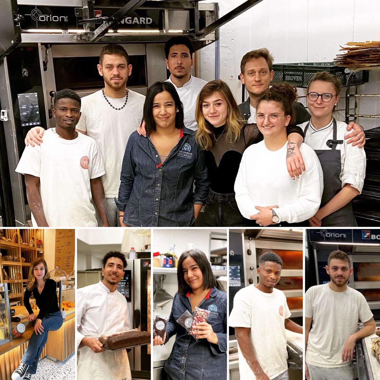 Notre équipe!
Bakary, Jon, Farah, Eddie, Emma, Tom et Laure