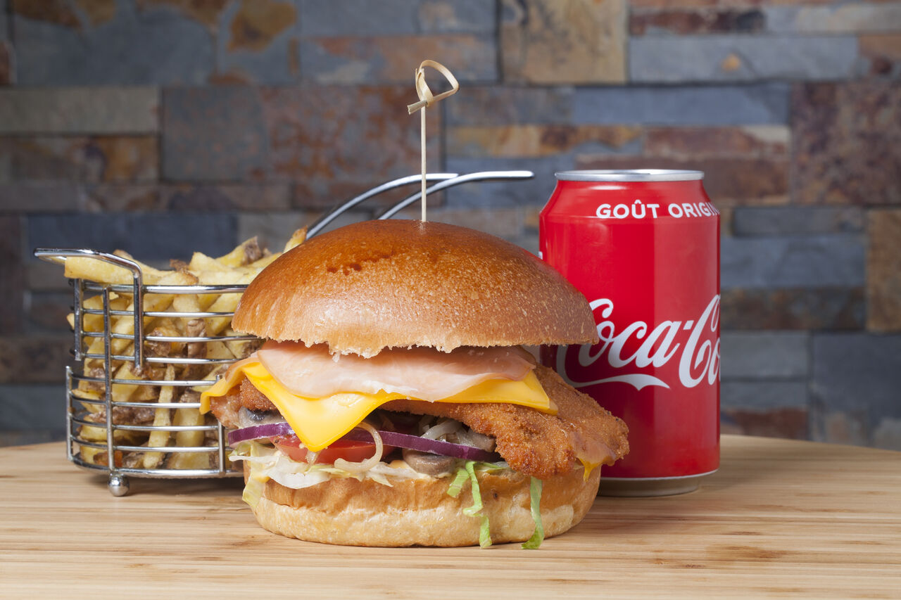 Menu Burger gourmet Le Chicken