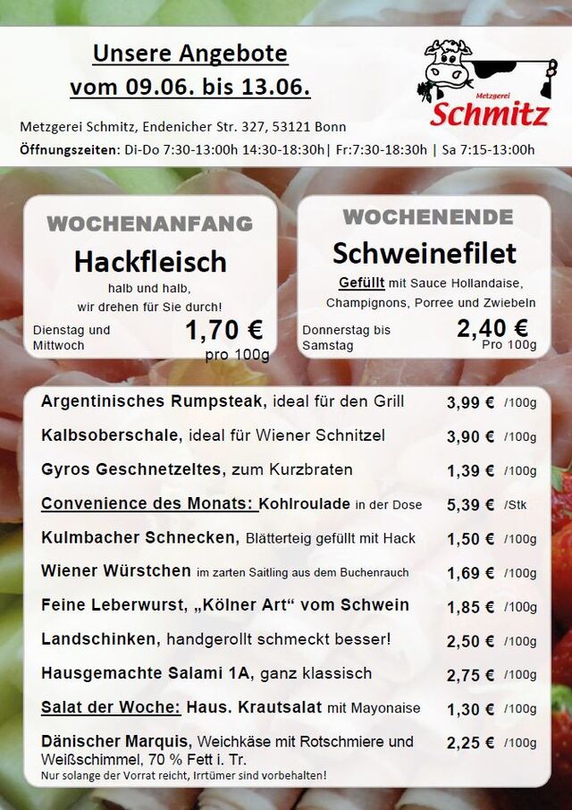 Unser Angebot für diese Woche: