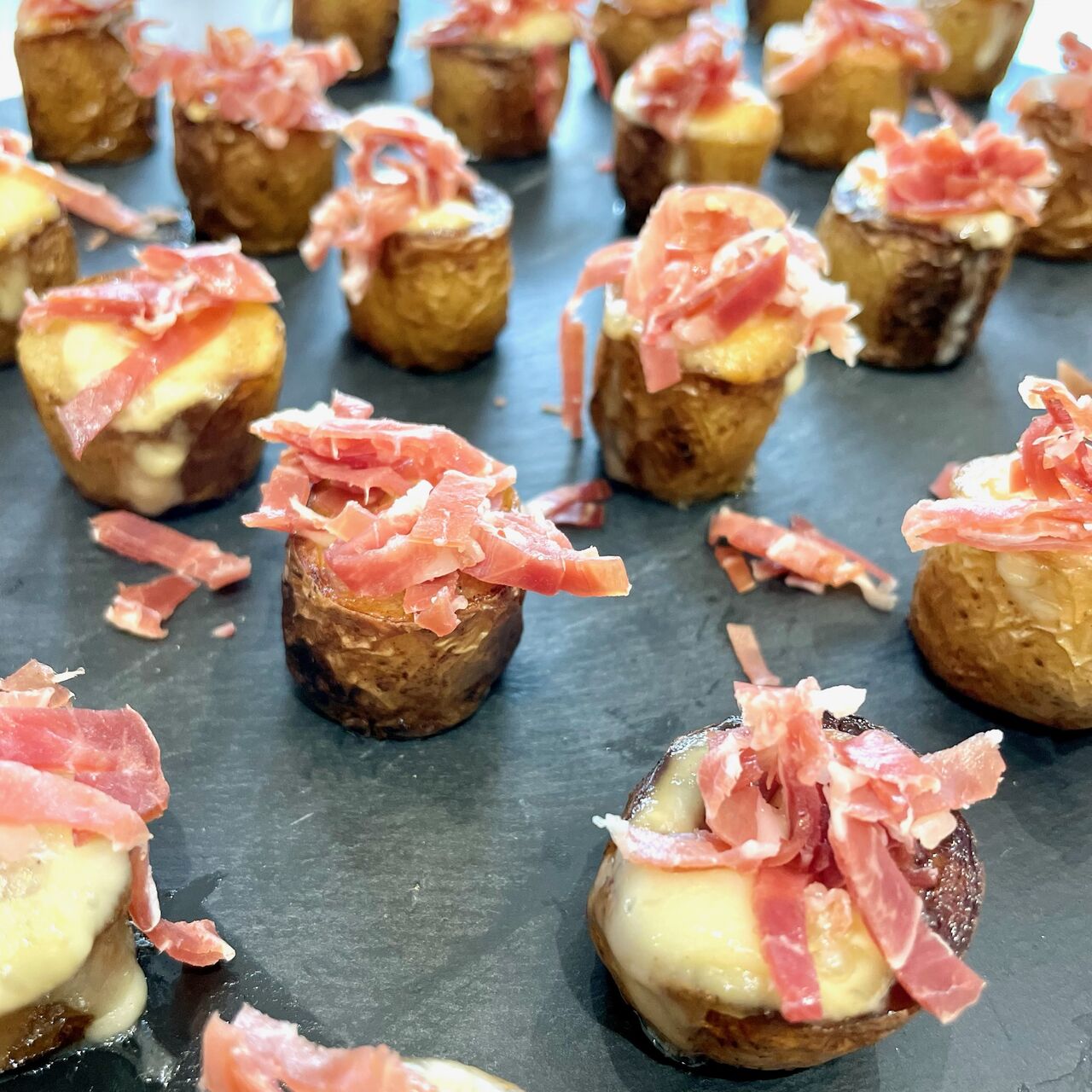 Amandine au mont d’or lardons Serrano 