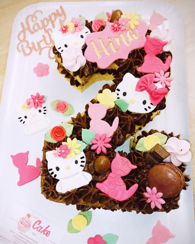 Gâteau chiffre/Number Cake 