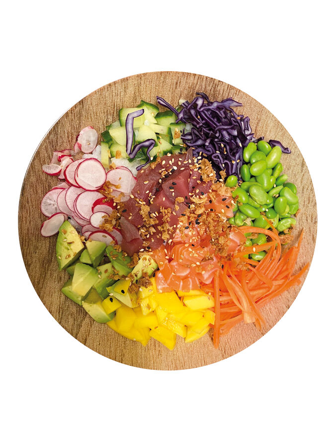 Poke bowl au saumon thon 
