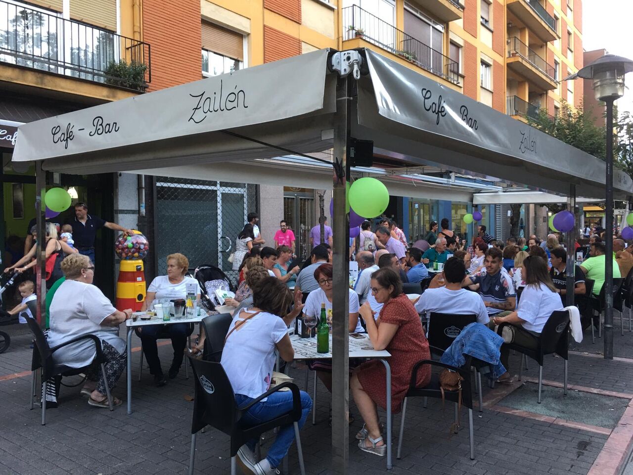 Dia de apertura terraza