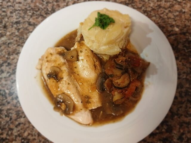 FILET DE POULET FORESTIERE 