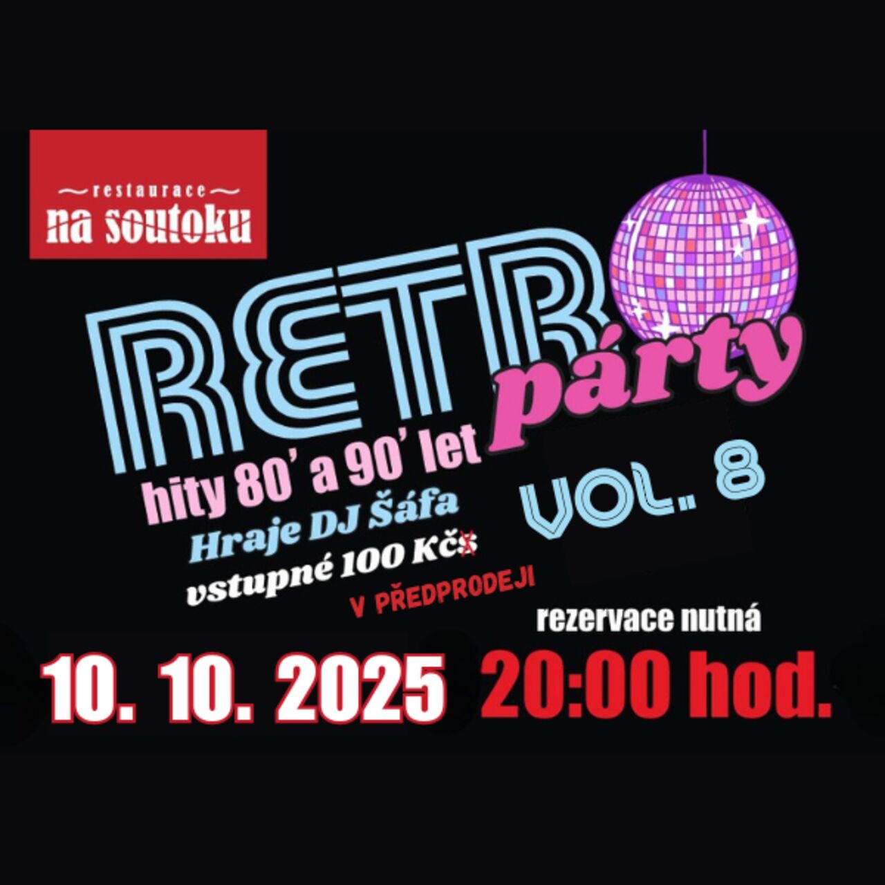 10. 10. | Poslední RETRO Party