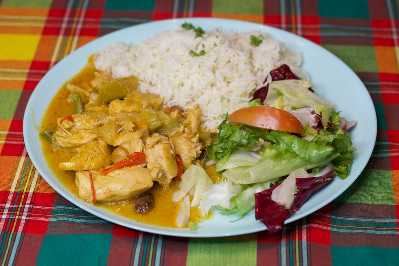 Curry de Poulet aigre doux