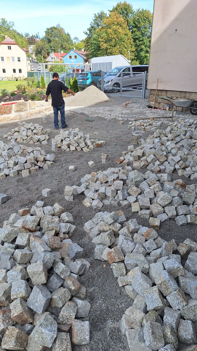 rozvržení materiálu