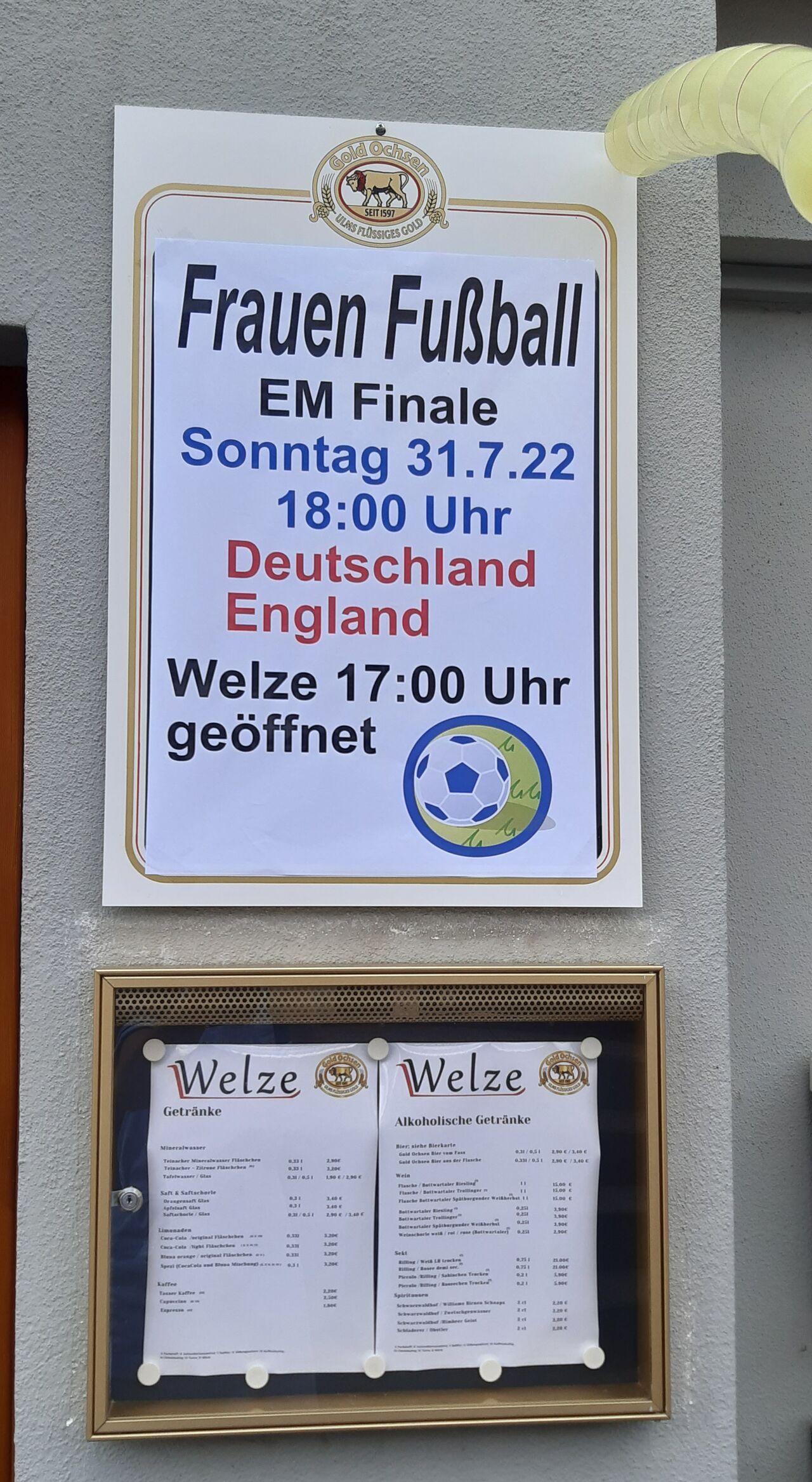 Finale der Frauenfußball EM am 31.07.2022