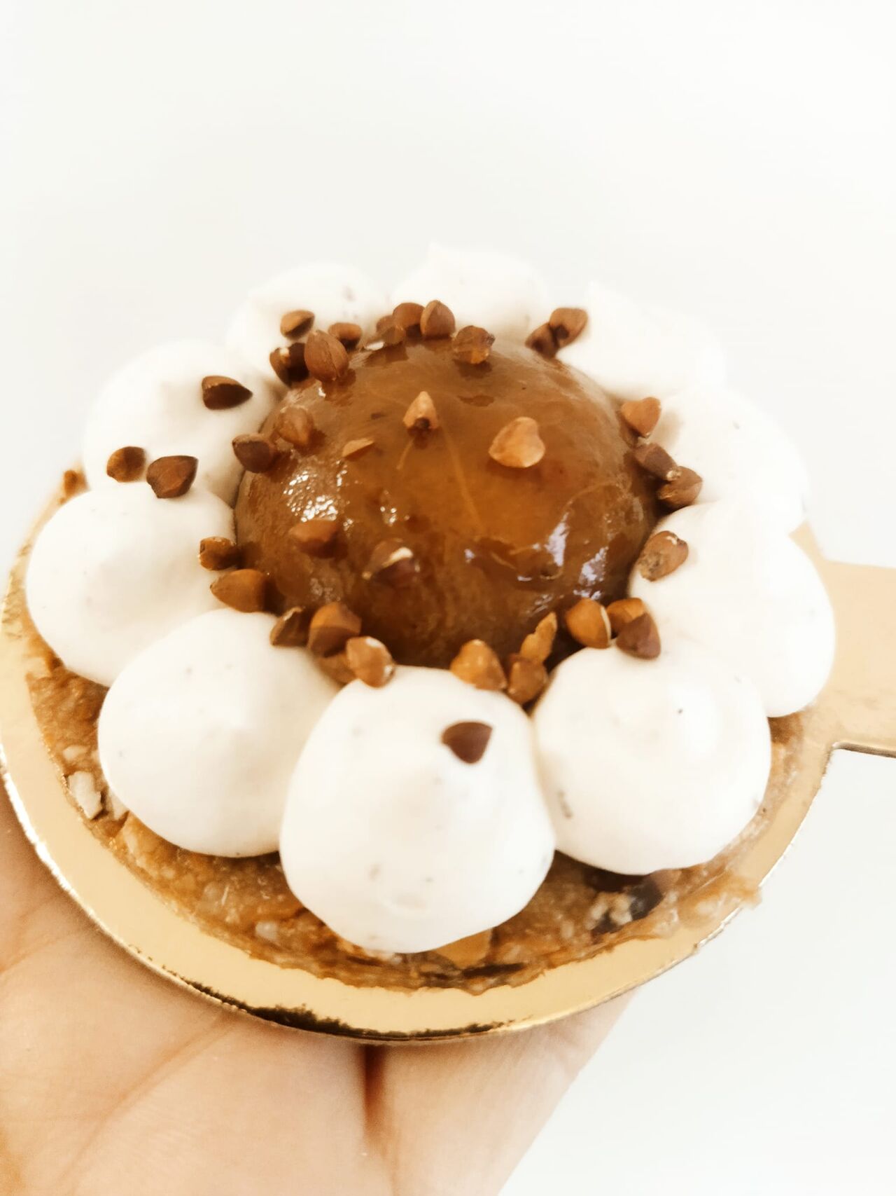 La marguerite à la rhubarbe. 100% vegan et 100% régal !