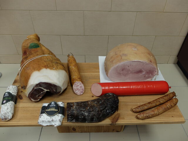 Sélection de charcuterie