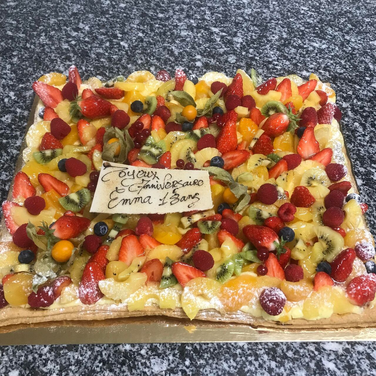 tarte aux fruits frais
