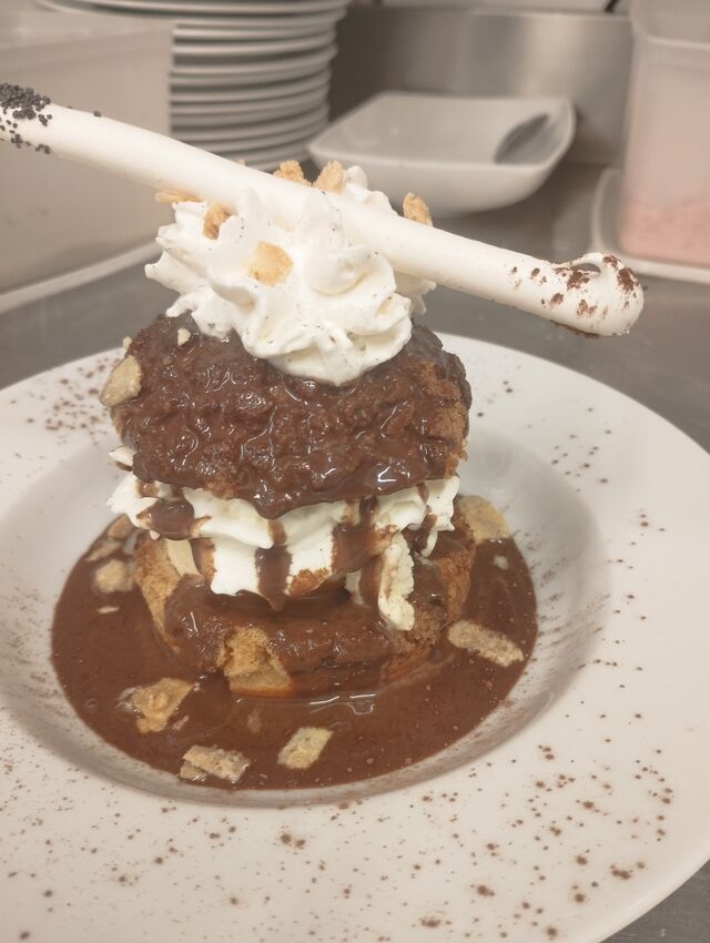 Profiterole au chocolat 