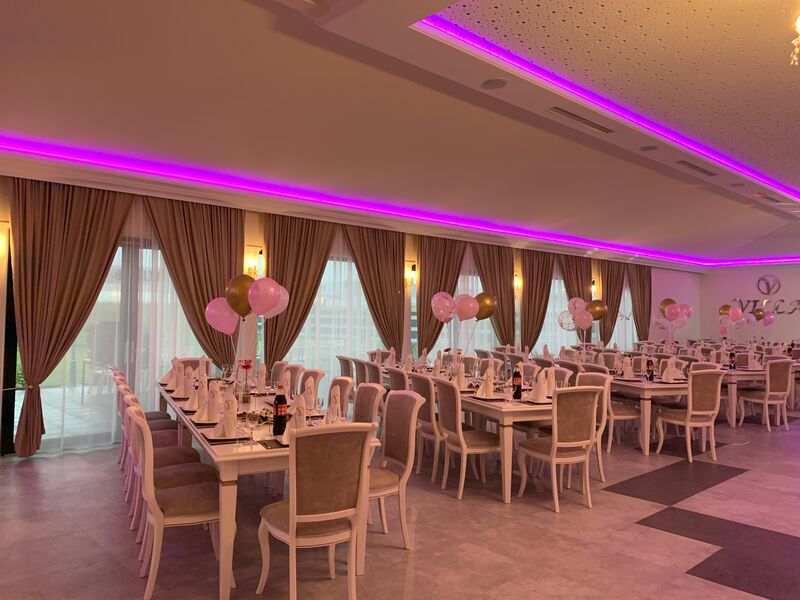 Unser Innenbereich auch gut geeignet für Familienfeiern oder Firmenevents