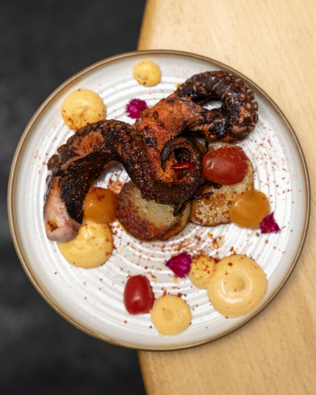 Poulpe grillé façon galicienne