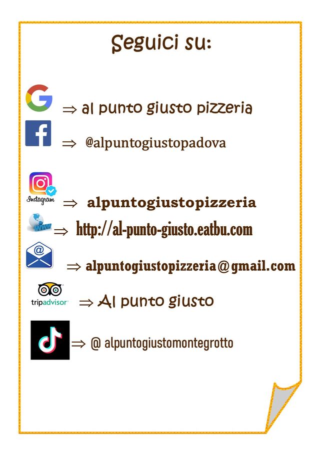 Seguici nei social e resta aggiornato