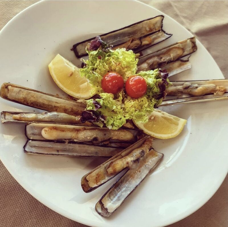 Navajas a la plancha