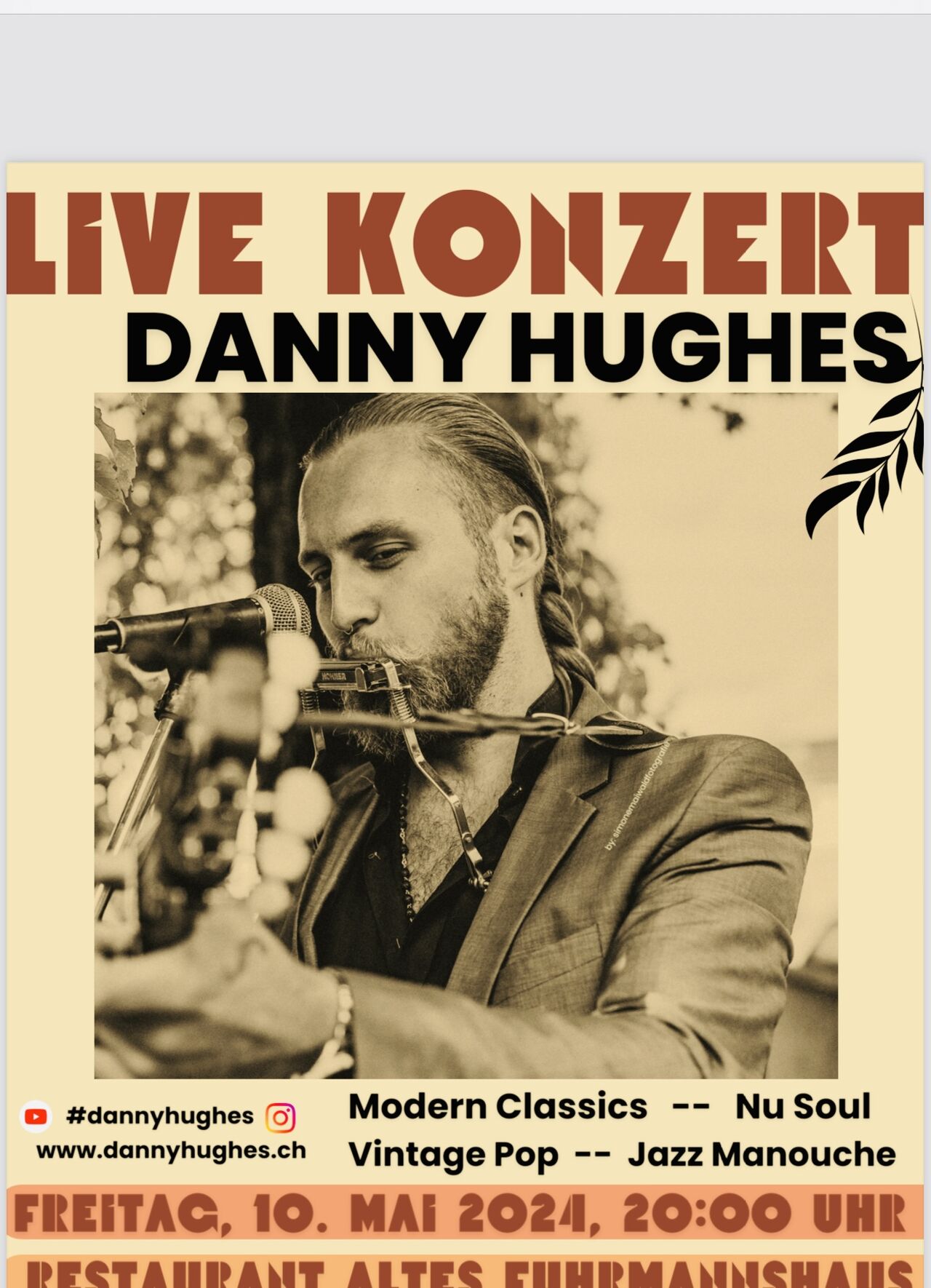 Danny Hughes am 10.05.24, Freitag