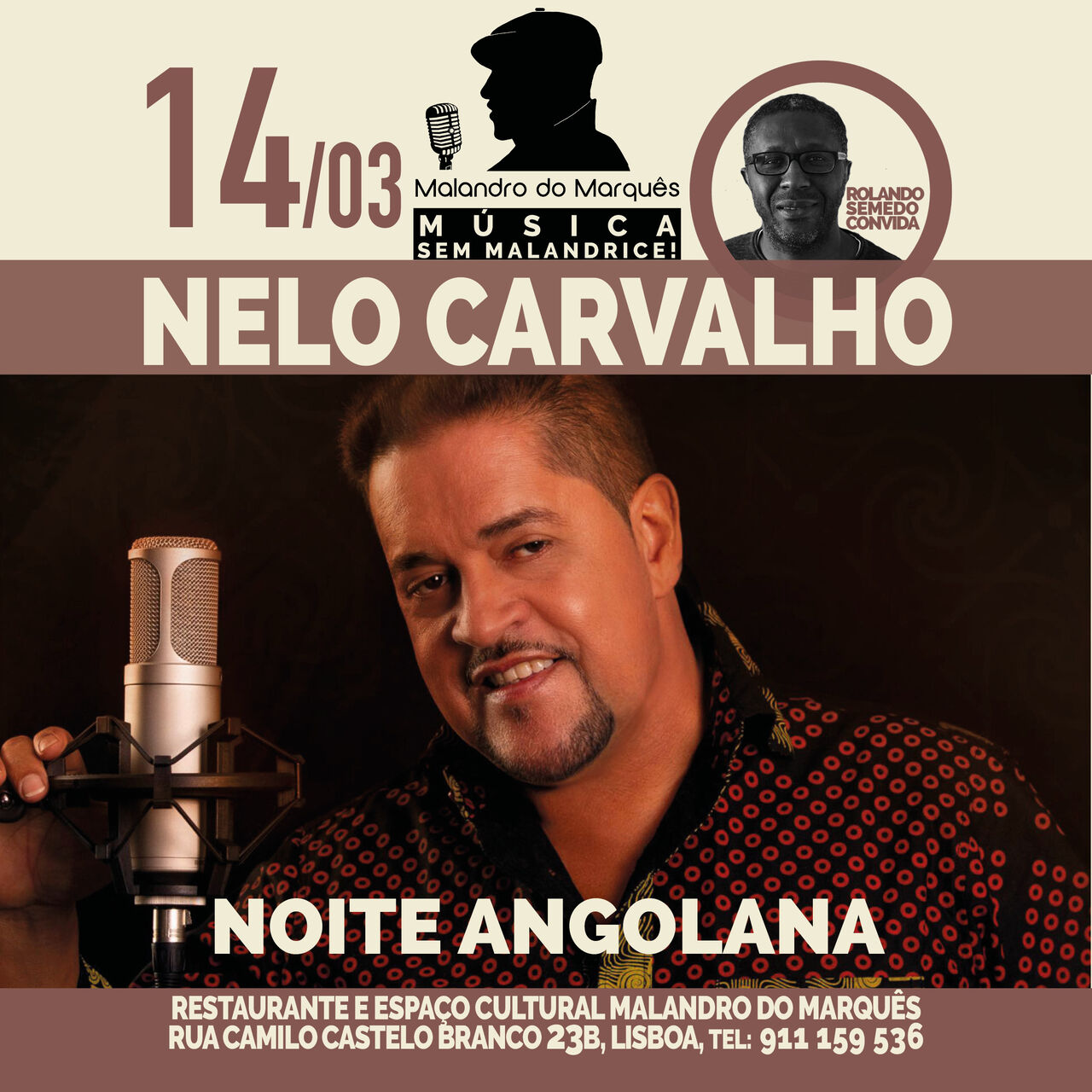 Nelo Carvalho. Noite Angolana