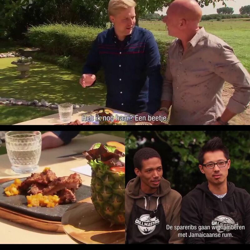 Set on fire #grillmasters