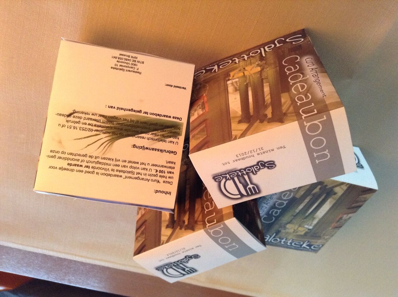 Cadeaubon, gepersonaliseerd en op maat