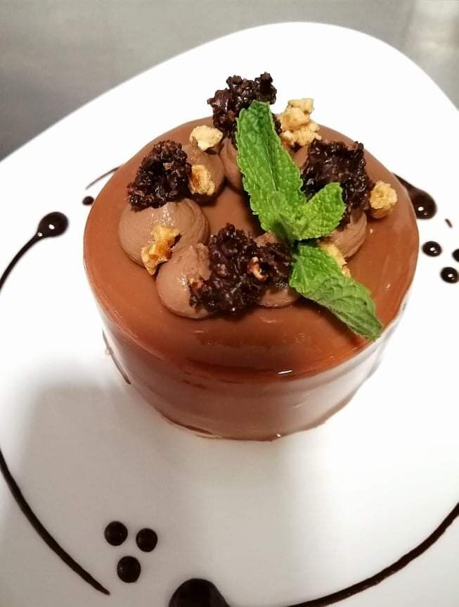 Entremet Chocolat au Lait - Noisettes