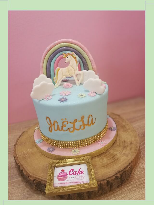 Gâteau Licorne pour Jaëlla