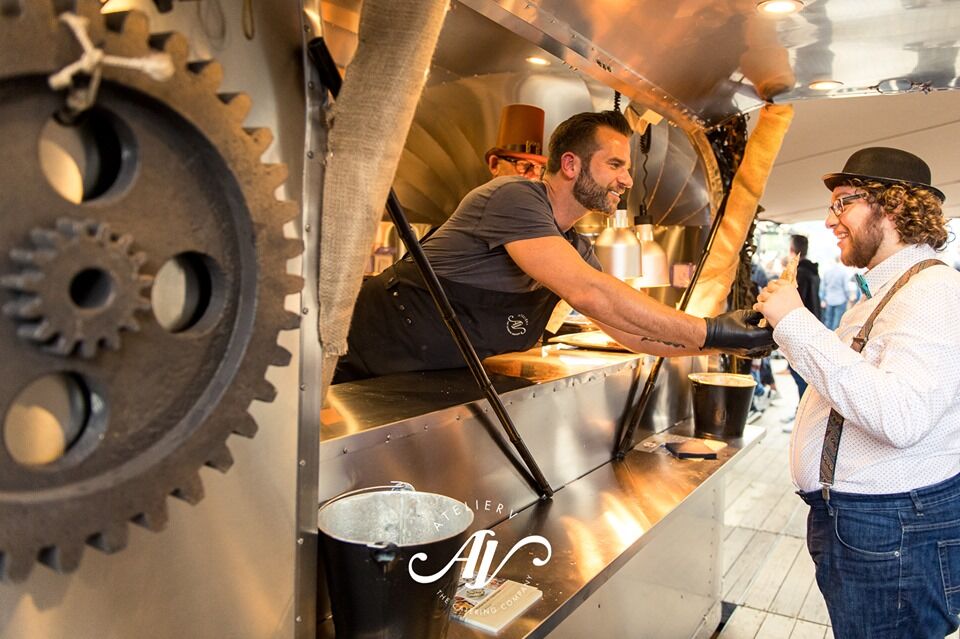 Personeelsfeest cegeka, op dit feest verzorgden wij als extra eyecatcher hartige en zoete gevulde wafels