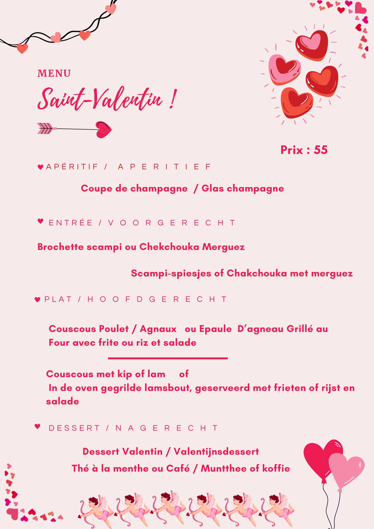 Célébrez l'Amour avec une Soirée Inoubliable