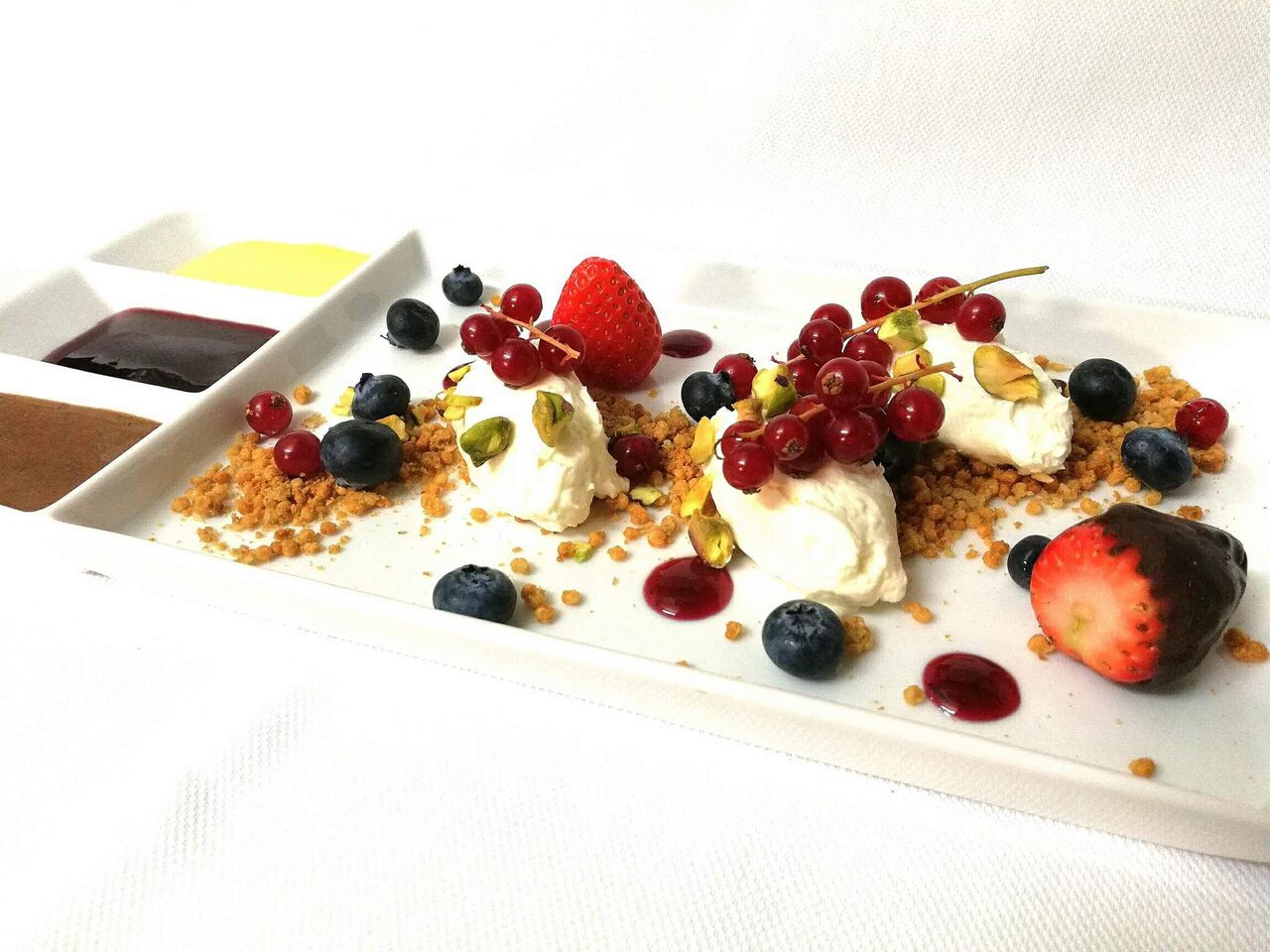 Cheesecake scomposta