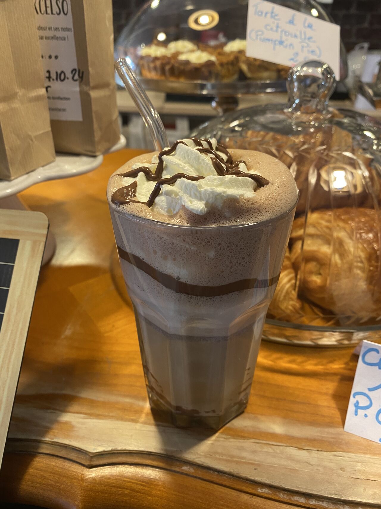 Latte nutella