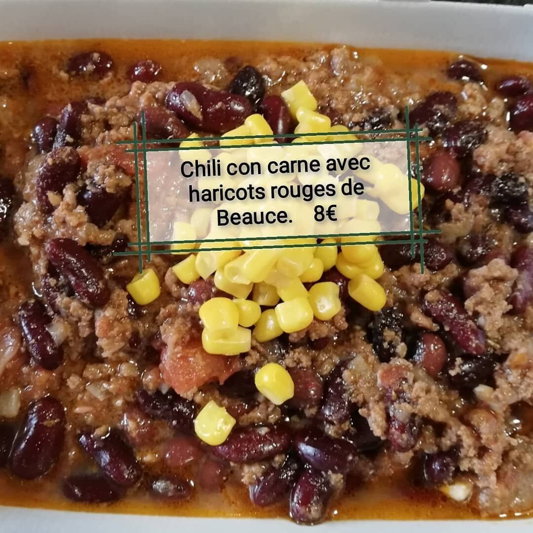 Plat du 03 juillet 2021
Chili con carne
