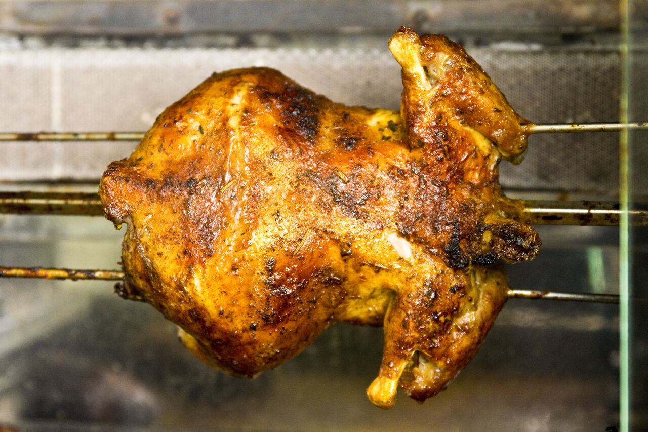 Kurczak na rożnie