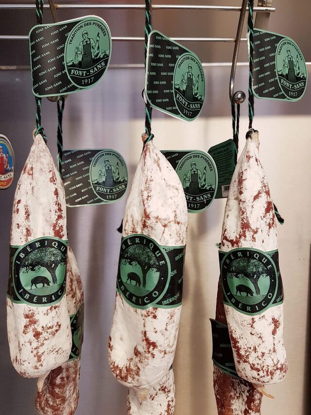 Saucisson PATA NEGRA cochon noir d’Espagne 