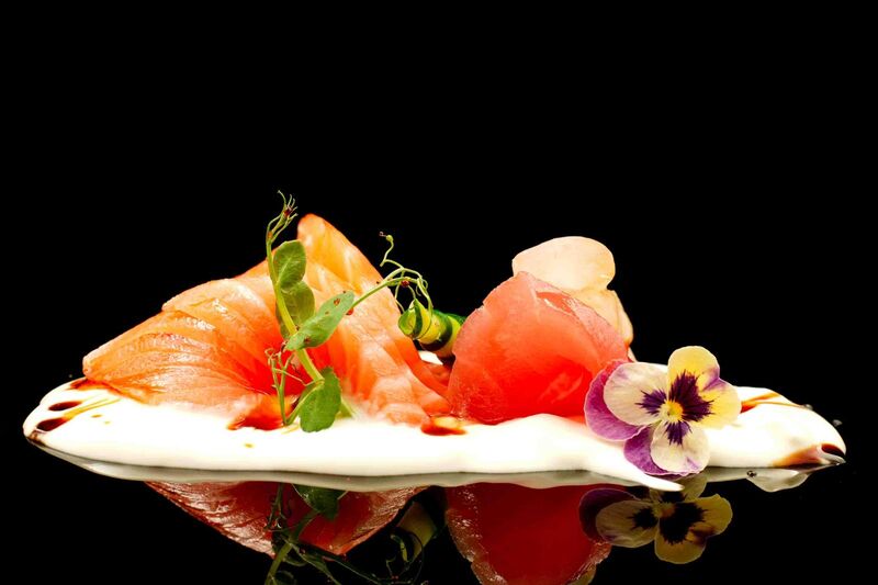 BURRATA HOSHI SASHIMI