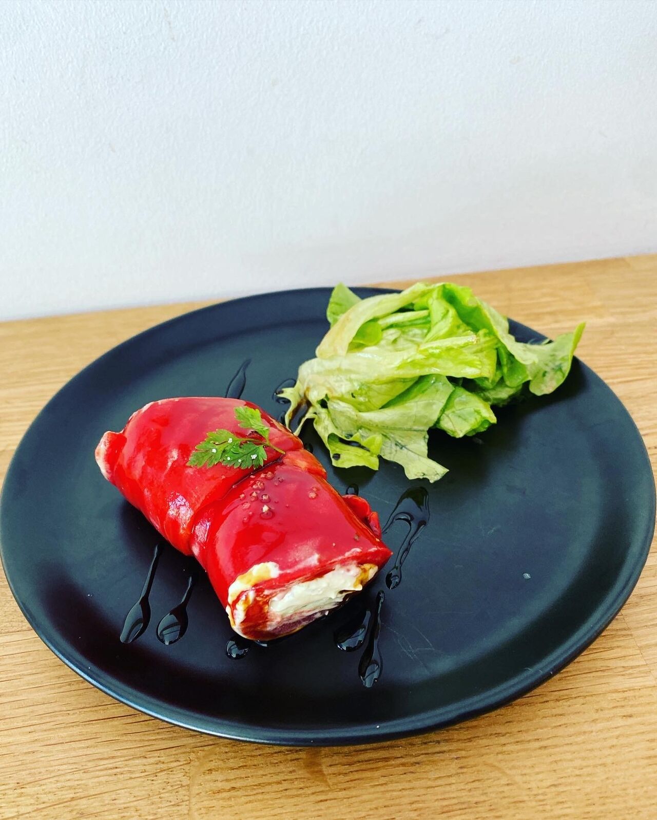 Poivron farci au fromage frais 