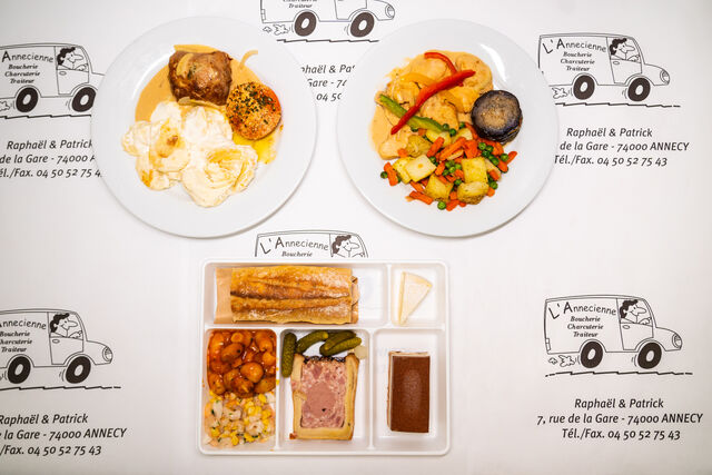 Plateau repas L'annecienne Boucherie Traiteur Annecy