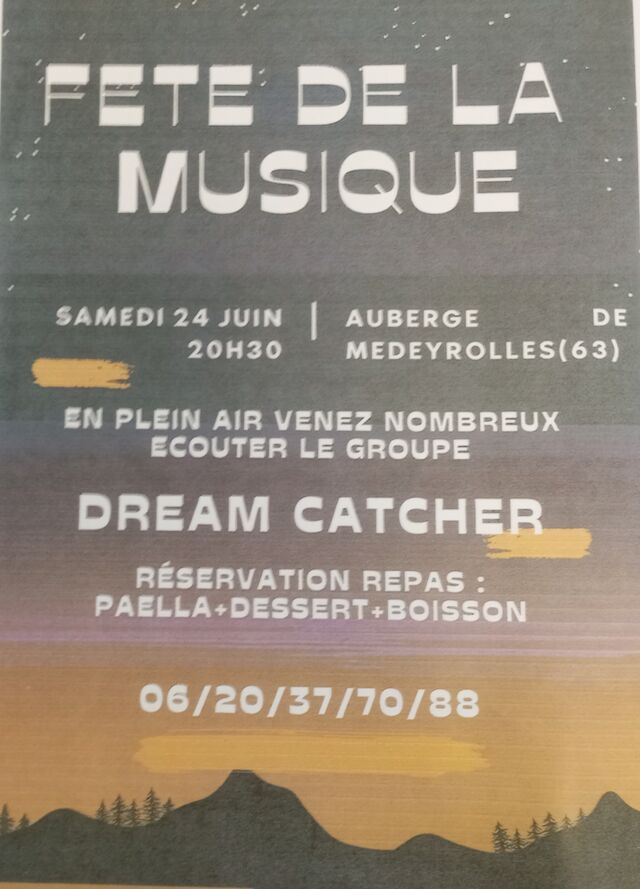 Soirée fête de la musique 2023