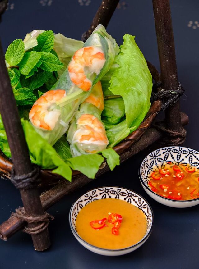 Sommerrollen mit Garnelen