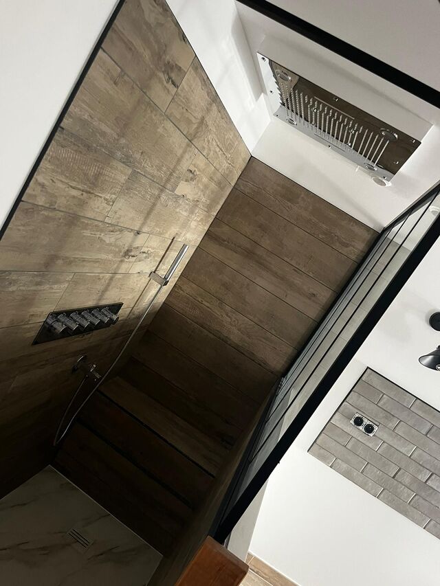 Douche à l'italienne