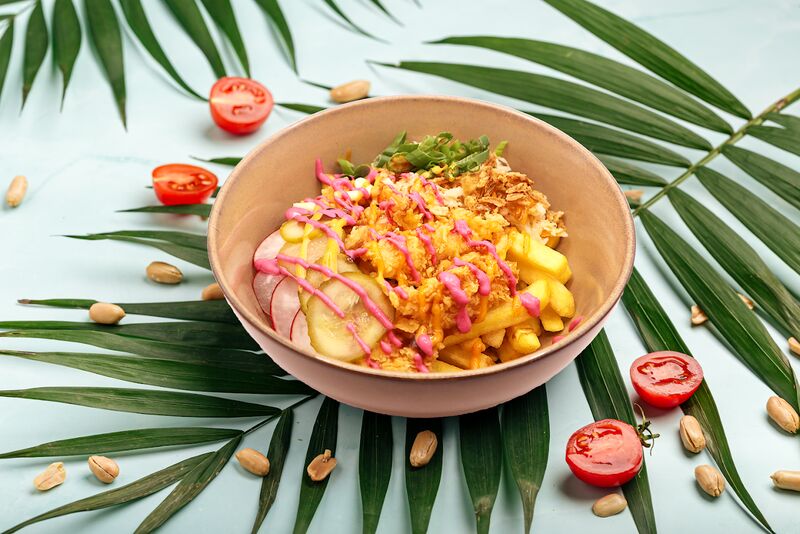 Halal Kripies (Hähnchen Filets) Bowls